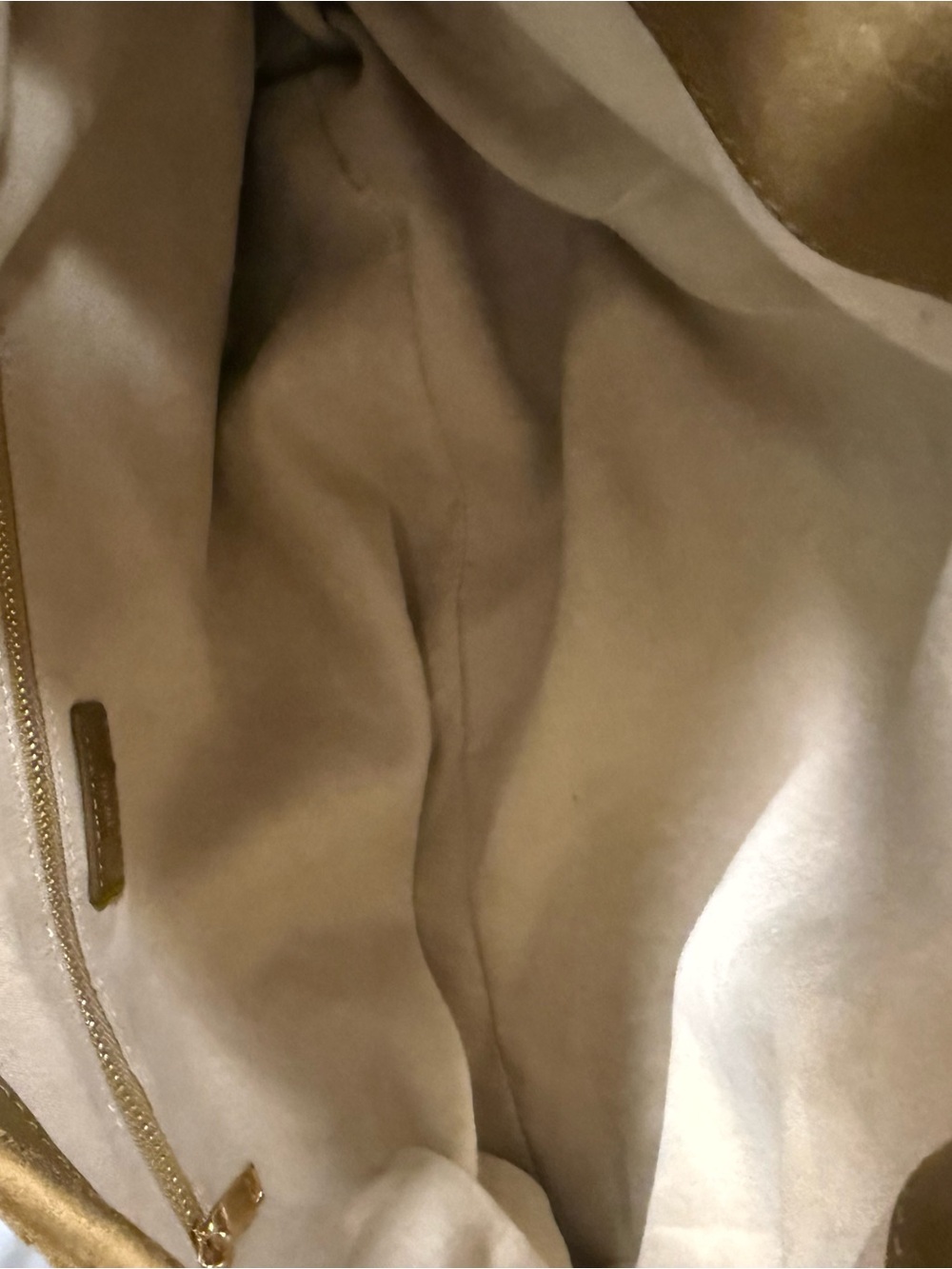 JW Pei Laura Woven Hobo Bag Olive Green Camel Faux Suede NWT - Picture 6 of 8
